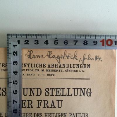 Hans Hageböck, Febr. 44.