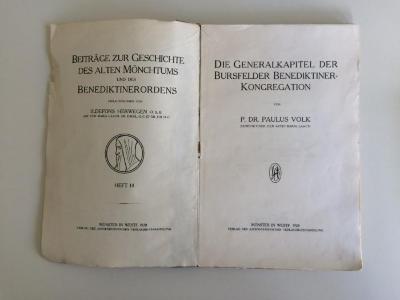 BO 1650 B463 V9 : Beiträge zur Geschichte des alten Mönchtums und des Benediktinerordens. Die Generalkapitel der Bursfelder Benediktinerkongregation (1928)