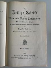 Ab 3.1 Arn-2_2 : Die heilige Schrift des Alten und Neuen Testamentes. Mit dem Urtexte der Vulgata. 2. Band. (1903)