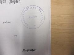 - (Landeskirchliche Bücherei Bonn), Stempel: Name, Ortsangabe; 'Landeskirchliche Bücherei Bonn'. 