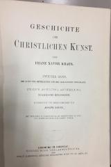 42B31,2,2 : Geschichte der christlichen Kunst : [in 2 Bänden]. - Bd. 2, (Schluß-)Abth. 2. Italienische Renaissance (1908)