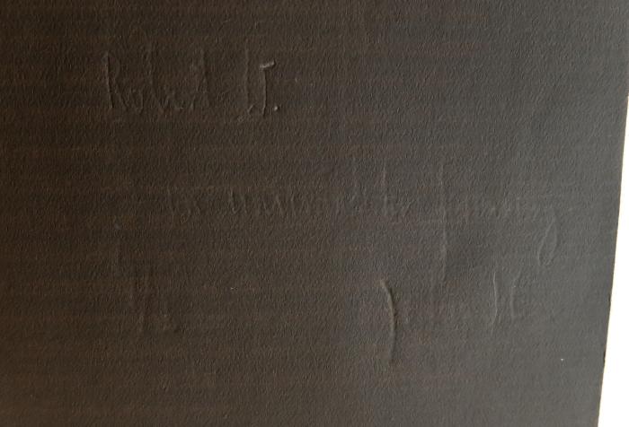 - (W[...], Robert), Von Hand: Name; 'Robert W. […] […] […][...]'. 