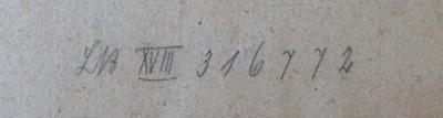 - (Martinus Nijhoff (s'-Gravenhage)), Von Hand: Buchhändler; 'LB XVIII 316772'. 