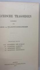 44A1981,3 : Griechische Tragoedien. - 3. Der Kyklop (1906)