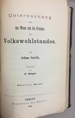43A671,2 : Untersuchung über das Wesen und die Ursachen des Volkswohlstandes. - 2. (1878)