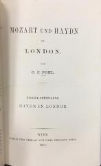 44A412 : Mozart und Haydn in London. - 2. Hadyn in London (1867)