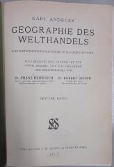 43A476,3 : Geographie des Welthandels : eine wirtschaftsgeographische Schilderung der Erde. - 3. (1913)