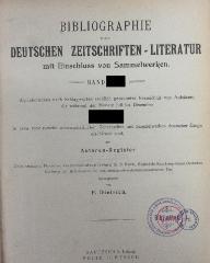 ZA10,28.1911 : Bibliographie der deutschen Zeitschriftenliteratur : mit Einschluß von Sammelwerken (1911)