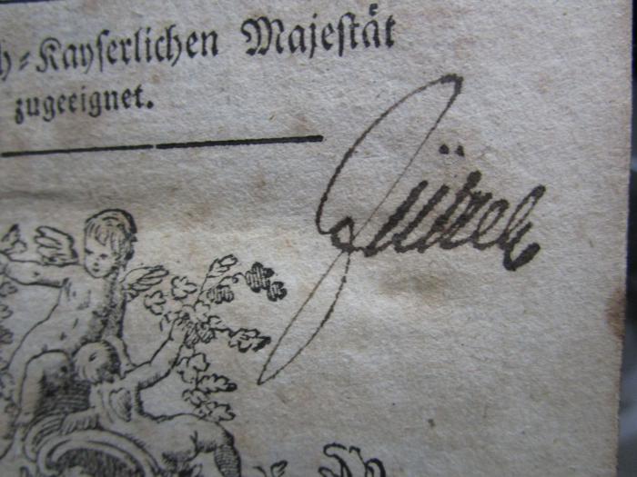 -, Von Hand: Name, Autogramm; 'Gürzel[?]'