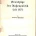 8/741 : Grundzüge der Außenpolitik seit 1871. (1926)