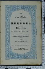 296.312.1 LAND  : Die alten Gebete der Hebräer nebst den Pirke Aboth oder die Ethik der Altrabbinen  (1843)