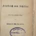 Z 11562 : Friedrich von Schiller. Eine biographische Skizze. ([ca. 1850])