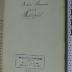 - (Bonnin, Julie), Von Hand: Exlibris, Name; 'Julie Bonnin aus Bielefeld'. 