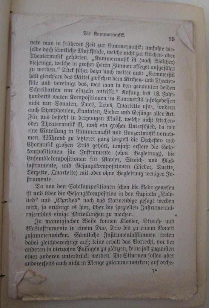  Männergesänge von verschiedenen Komponisten (1909);- (unbekannt), Papier: . 
