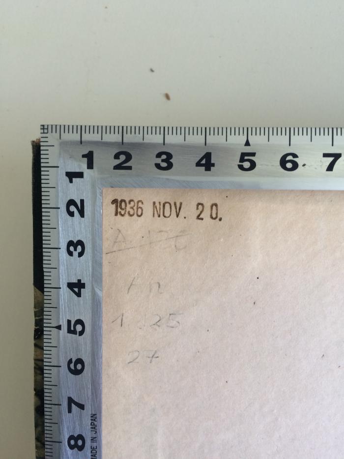 BC 5090 A441(3) : Saint Jean l`Apocalypse par Ernest Bernard Allo (1933);-, Stempel: Datum; '1936 NOV. 20.'