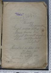 - (Klauber, Hermann), Von Hand: Notiz, Name, Exlibris; 'Hermann Klauber
Rabbiner.
Neuzedlisch, 24. April 1896
11. Ijar 5.656

An meine theure verewigte Emma 
Engel meines Lebens, 
Meines Daseins Freud, 
Mögest Du nicht vergebens 
Ahnen des Lebenshöchste 
Seligkeit.

Neuzedlisch, 21. März 1898
27. Adar 5658
כז  אדר  תרנח
Aus 21. [22.] October 1897.
Drosau b. Klattau 4. März 1899
22. Adar 5659
כב  אדר  תרנח [...]'. 