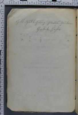 - (Klauber, Hermann), Von Hand: Notiz; 'Gott gibt ganz gewiß gutem Gebete Gehör.'. 
