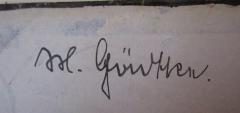 - (Gädtke, Maria), Von Hand: Autogramm, Name; 'M. Gädtke'. 