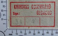 - (Knihovna Dominikánů Olomouc), Von Hand: Signatur; '36 / 4'. 