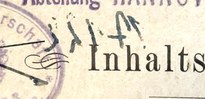 - (NSDAP-Gauarchiv und -museum Südhannover-Braunschweig), Von Hand: Signatur; '17122'. 