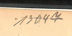 - (NSDAP-Gauarchiv und -museum Südhannover-Braunschweig), Von Hand: Signatur; '13047'. 