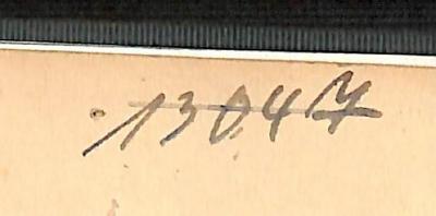 - (NSDAP-Gauarchiv und -museum Südhannover-Braunschweig), Von Hand: Signatur; '13047'. 
