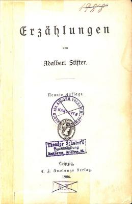 Lit 267 Sti 5/3 c : Erzählungen. (1906)