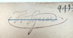 - (Segerer[?], R.[?]), Stempel: Name; 'R. Segerer[?]'. 