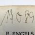 Pol 154 Eng 3/3 : F. Engels - W. I. Lenin: Militärpolitische Schriften. Band I: F. Engels. (1930)
