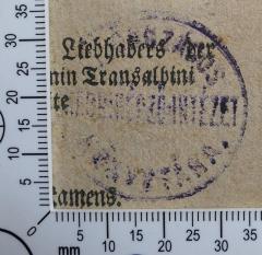 - (Landesrabbinerschule Franz Joseph in Budapest, Bibliothek), Stempel: Exlibris, Name; 'Az Országos Rabbiképző-Intézet Könyvtára'.  (Prototyp)