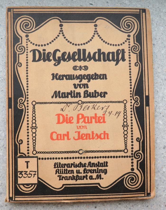 T 3357 : Die Partei. (1909)