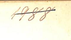 - (NSDAP-Gauarchiv und -museum Südhannover-Braunschweig), Von Hand: Signatur; '1988'. 