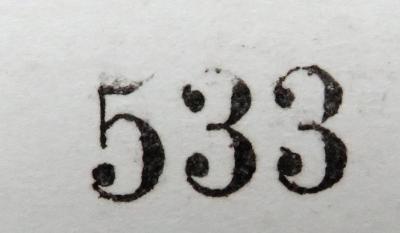 - (Lesche, Ernst;NSDAP-Gauarchiv und -museum Südhannover-Braunschweig), Stempel: Nummer; '533'. 