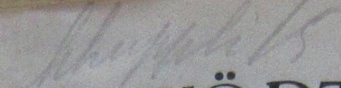 - (Keiper, Wolfgang), Von Hand: Name, Exemplarnummer, Notiz; 'Schuppli / 5'. 