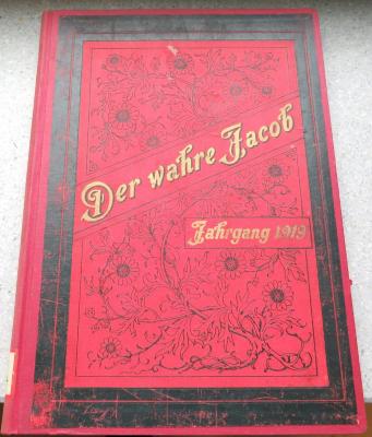 Zs 484 : 1919 : Der wahre Jacob : illustrierte Zeitschrift für Satire, Humor und Unterhaltung 36.1919.