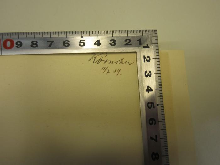 - (Körniken, (?)), Von Hand: Datum, Name; 'Körniken II/7 39.'. 