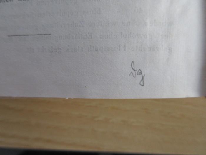 - (unbekannt), Von Hand: Notiz; 'Vg'.  (Prototyp)
