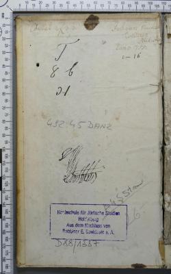 - (Antiquariat "Kniha A 4"), Von Hand: Buchhändler; 'A 4 S 51 [...] / 26.-'. 