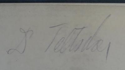- (Teltscher, ?), Von Hand: Exlibris, Name; 'Dr. Teltscher'. 