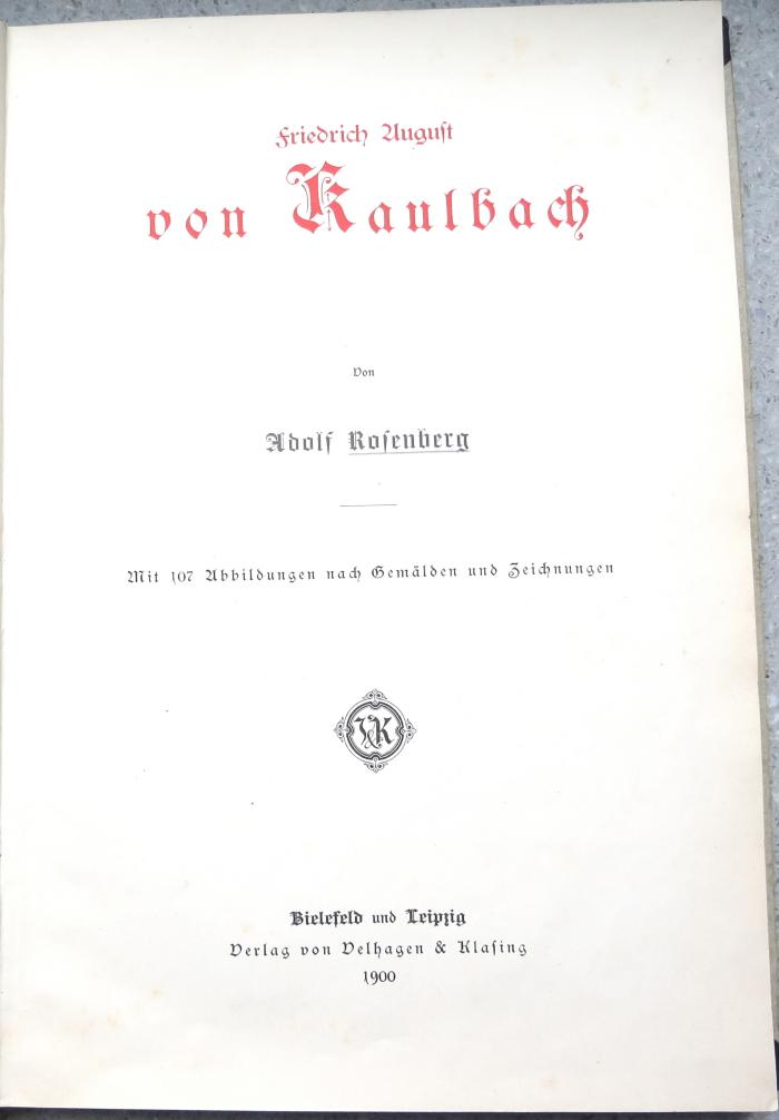 Ku 803 Kau F 1 : Friedrich August von Kaulbach. (1900)