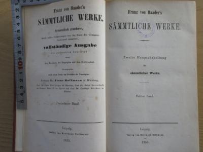 2 G 57-13/14 : Franz von Baader's sämmtliche Werke: Bd. 13-14. (1851/55)