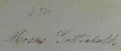 - (Gottschalk, Moses),  'Moses Gottschalk'. 