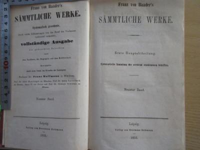 2 G 57-9/10 : Franz von Baader's sämmtliche Werke: Bd. 9-10. (1855)