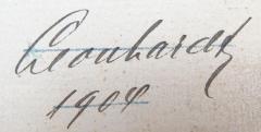 - (Leonhardt, [??]), Von Hand: Name, Datum; 'Leonhardt 1909[?]'. 