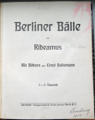 Z 526 : Berliner Bälle. (1905)