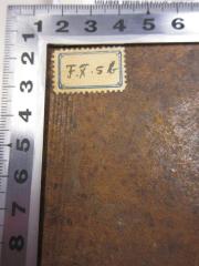 - (Conventus Sabariensis), Papier: Signatur; 'F.X. 5b'. 