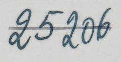 - (NSDAP-Gauarchiv Südhannover-Braunschweig), Von Hand: Signatur; '25206'. 
