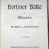 Z 526 : Berliner Bälle. (1905)