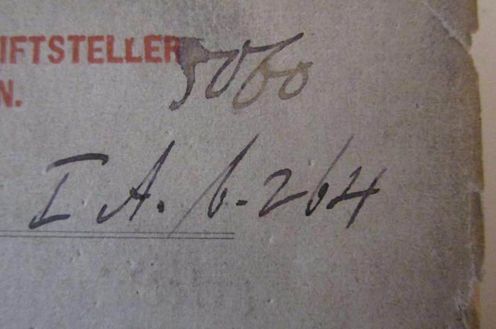 - (unbekannt), Von Hand: Signatur; 'I A. 6.264'. ;- (unbekannt), Von Hand: Exemplarnummer; '5060'. ; [T. Livi] Ab Urbe Condita Libri (1883)