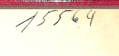 - (NSDAP-Gauarchiv und -museum Südhannover-Braunschweig), Von Hand: Signatur; '15564'. 